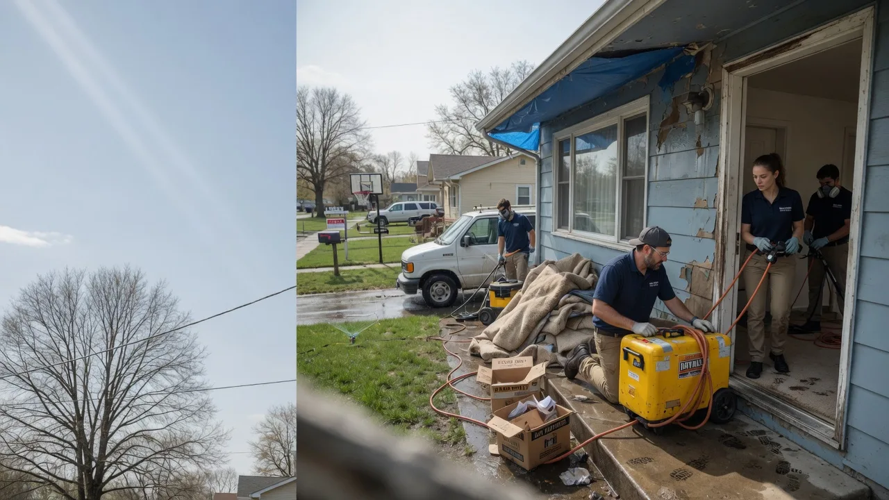 Basement Flood Cleanup in Parker, SD near me